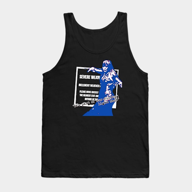 Severe Weather at Cruel World '23 Tank Top by DiPEGO NOW ENTERTAiNMENT